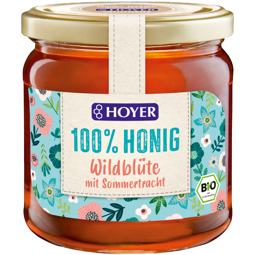 6er-VE Wildbl&uuml;tenhonig 500g  Hoyer - Bild 1