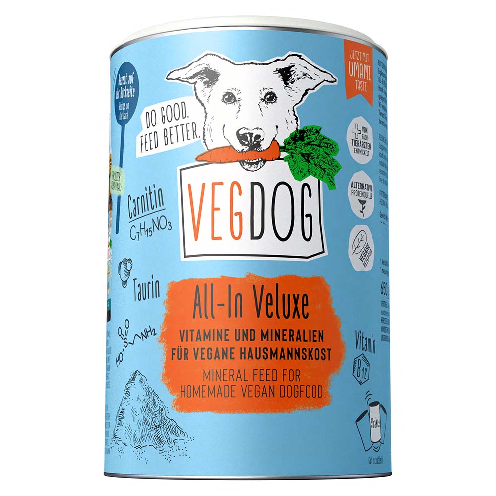 All-In Veluxe Hund Mineralmischung 650g VegDog - Bild 1