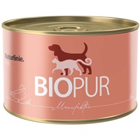 Bio Ente mit Kartoffel & Zucchini Hund Nass-Erg&auml;nzungsfutter 3x400g SET Biopur - Bild 1