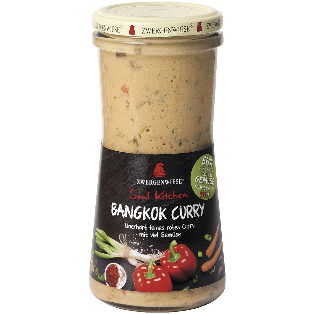 Bio Fertiggericht Soul Kitchen Bangkok Curry 370g Zwergenwiese - Bild 1