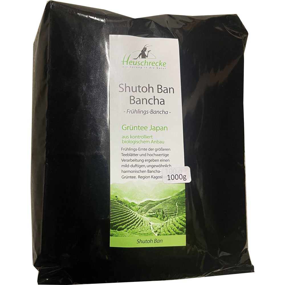 Bio Grüntee Shuto Ban Japan Ban-Cha 1 kg - Bild 1