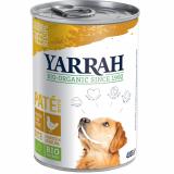 Bio Hundefutter Paté mit Huhn und Spirulina&Seetang 400 g Yarrah