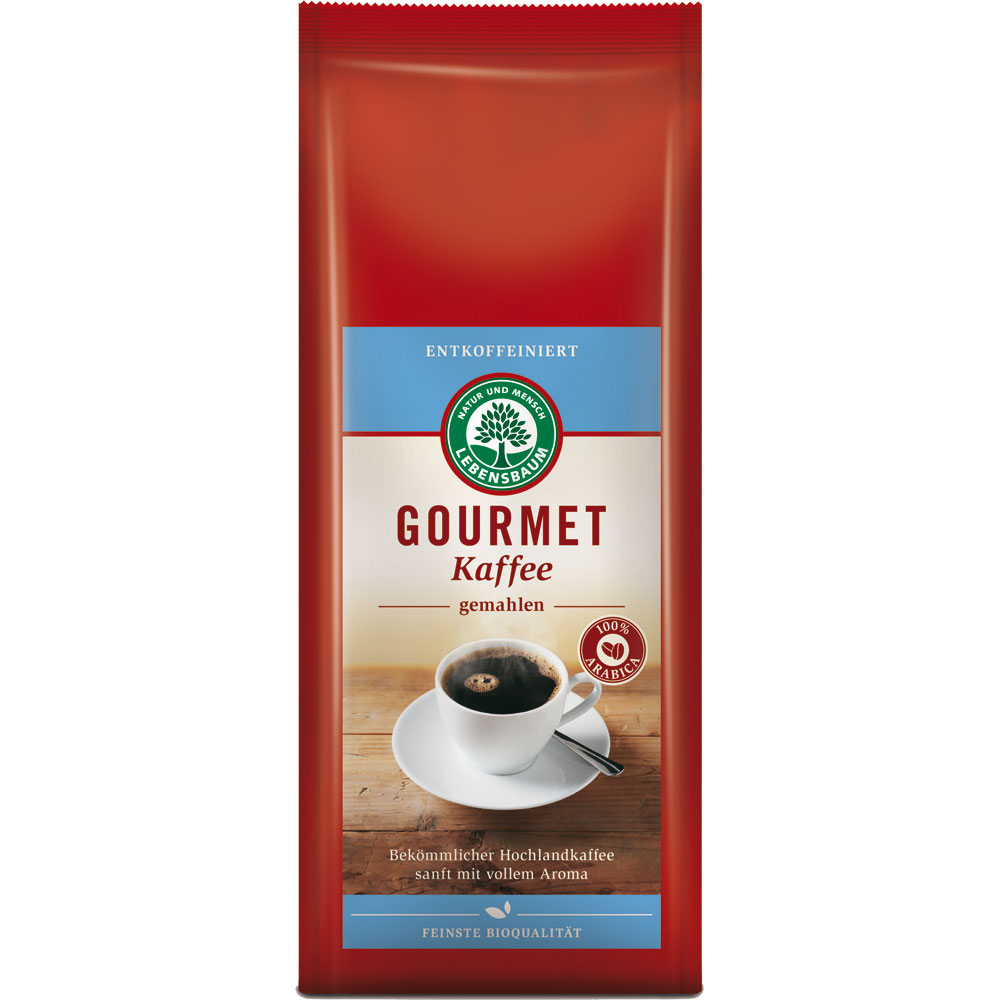 Bio Kaffee Gourmet-Kaffee, entkoffeiniert, gemahlen 250g - Bild 1