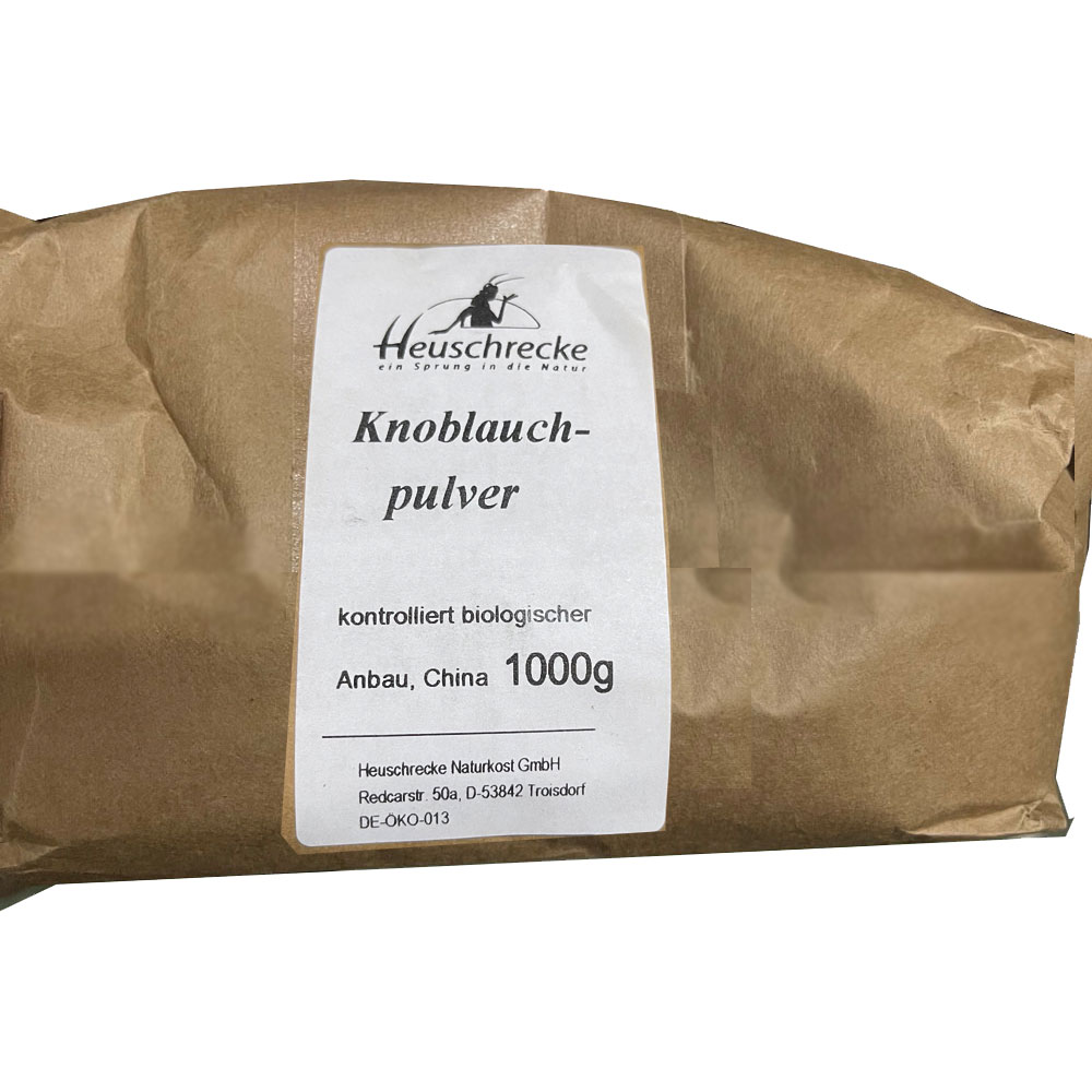 Bio Knoblauchpulver, China, 1kg Heuschrecke - Bild 1