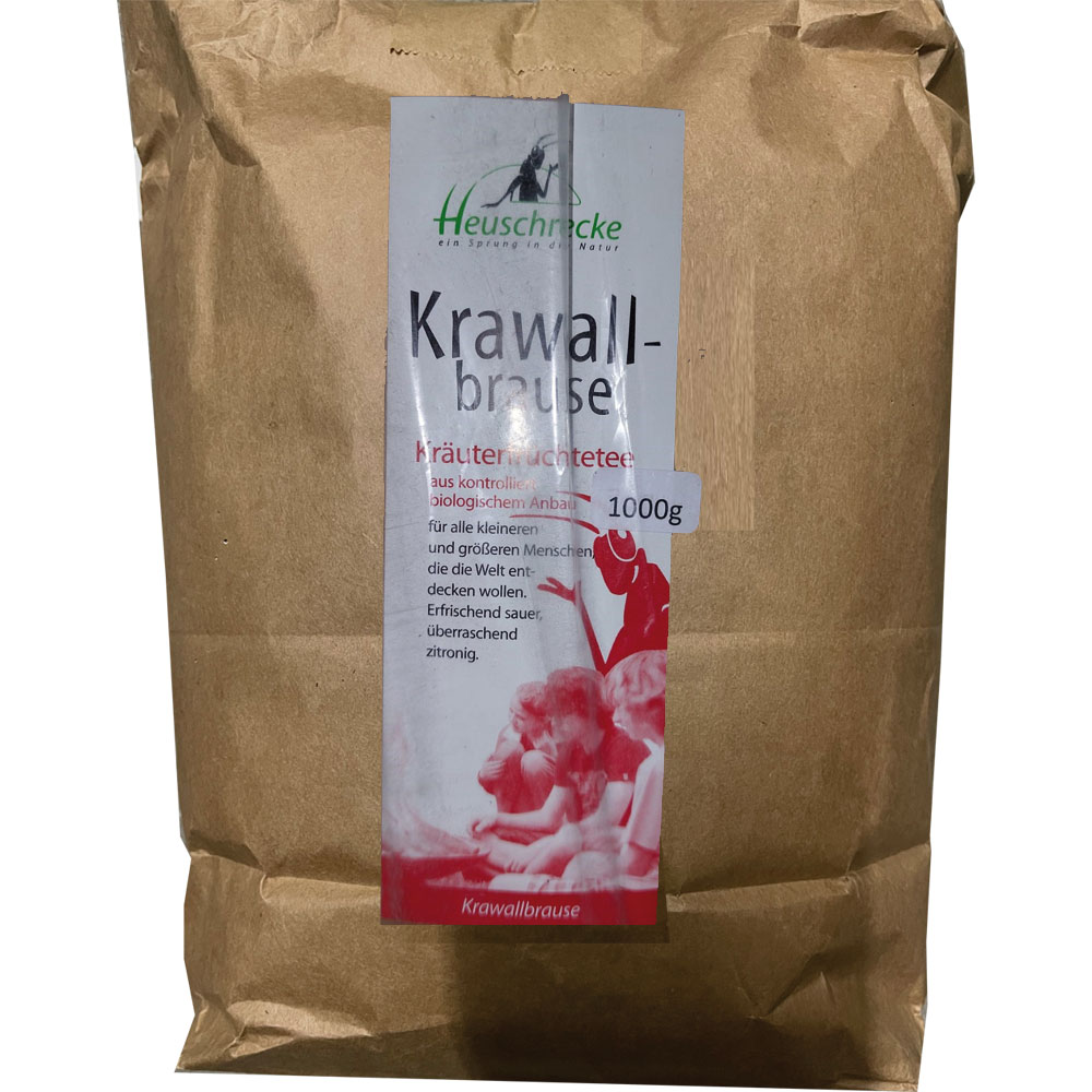 Bio Krawallbrause Kindertee, 1kg Heuschrecke - Bild 1