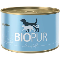 Bio Lachs mit Amaranth & Spinat Hund Nass-Erg&auml;nzungsfutter 6x400g VE Biopur - Bild 1