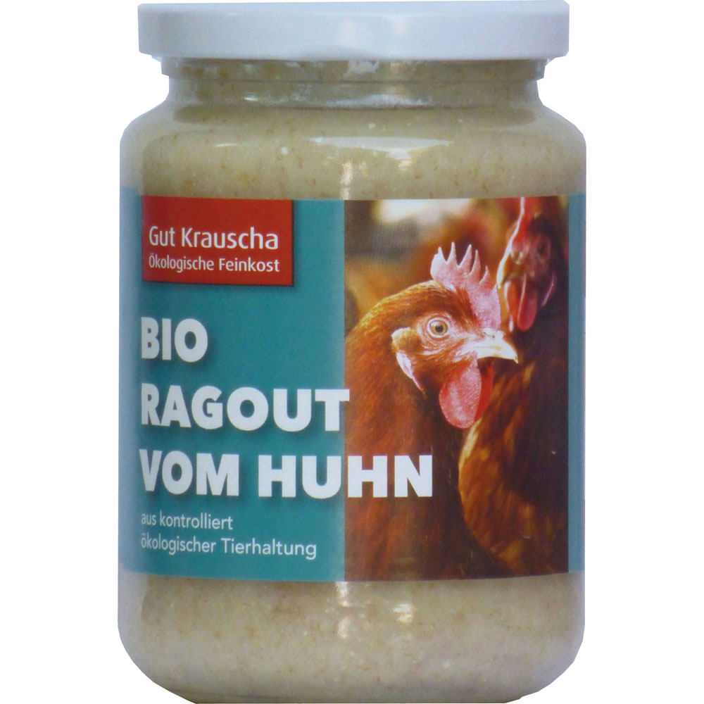 Bio Ragout vom Huhn 320g Gut Krauscha - Bild 1