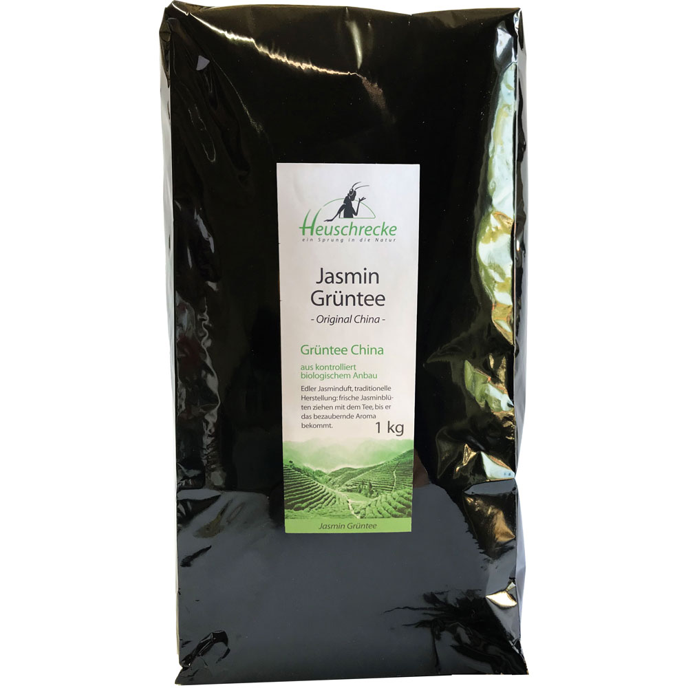 Bio Tee Jasmin Tee grün 1 kg Heuschrecke - Bild 1