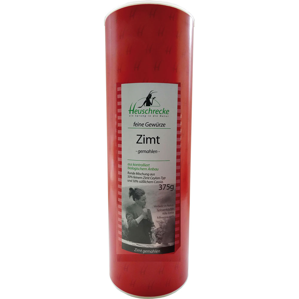 Bio Zimt Mischung, gemahlen, 375g Gastro-Streudose Heuschrecke - Bild 1