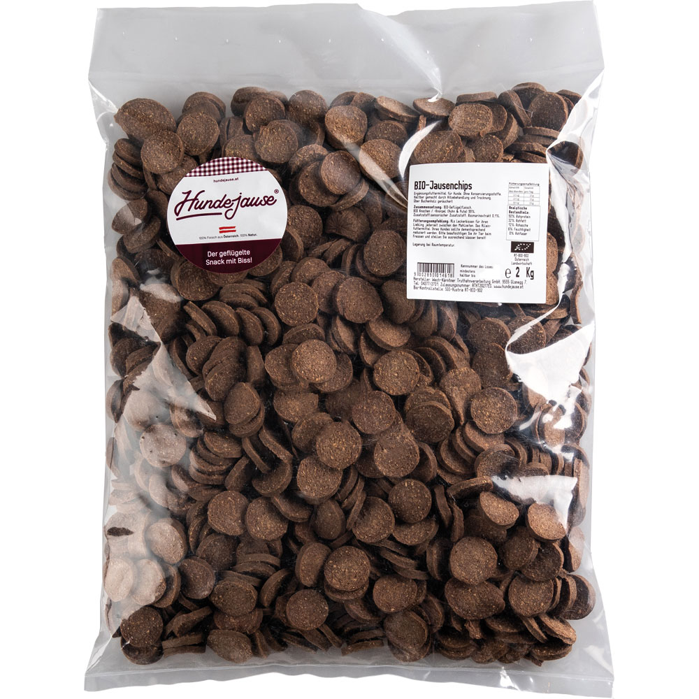 Bitte ArtNr 7369215E benutzen     1er-SET Hundejause Bio JausenChipsBigPack 2KG - Bild 1