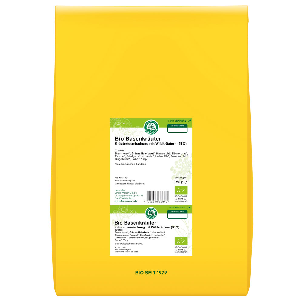 EP KW 17/18   Bio Tee Basenkräuter, 750g Lebensbaum - Bild 1