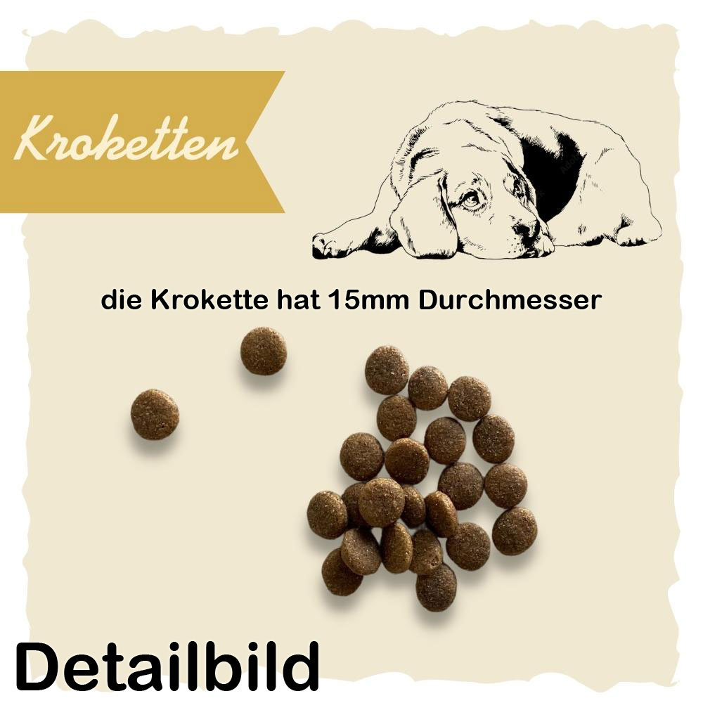 Haltbar bis 07.07.2026   Hundetrockenfutter Vega Adult Grainfree  (Nicht Bio) 5kg German Shephy - Bild 3