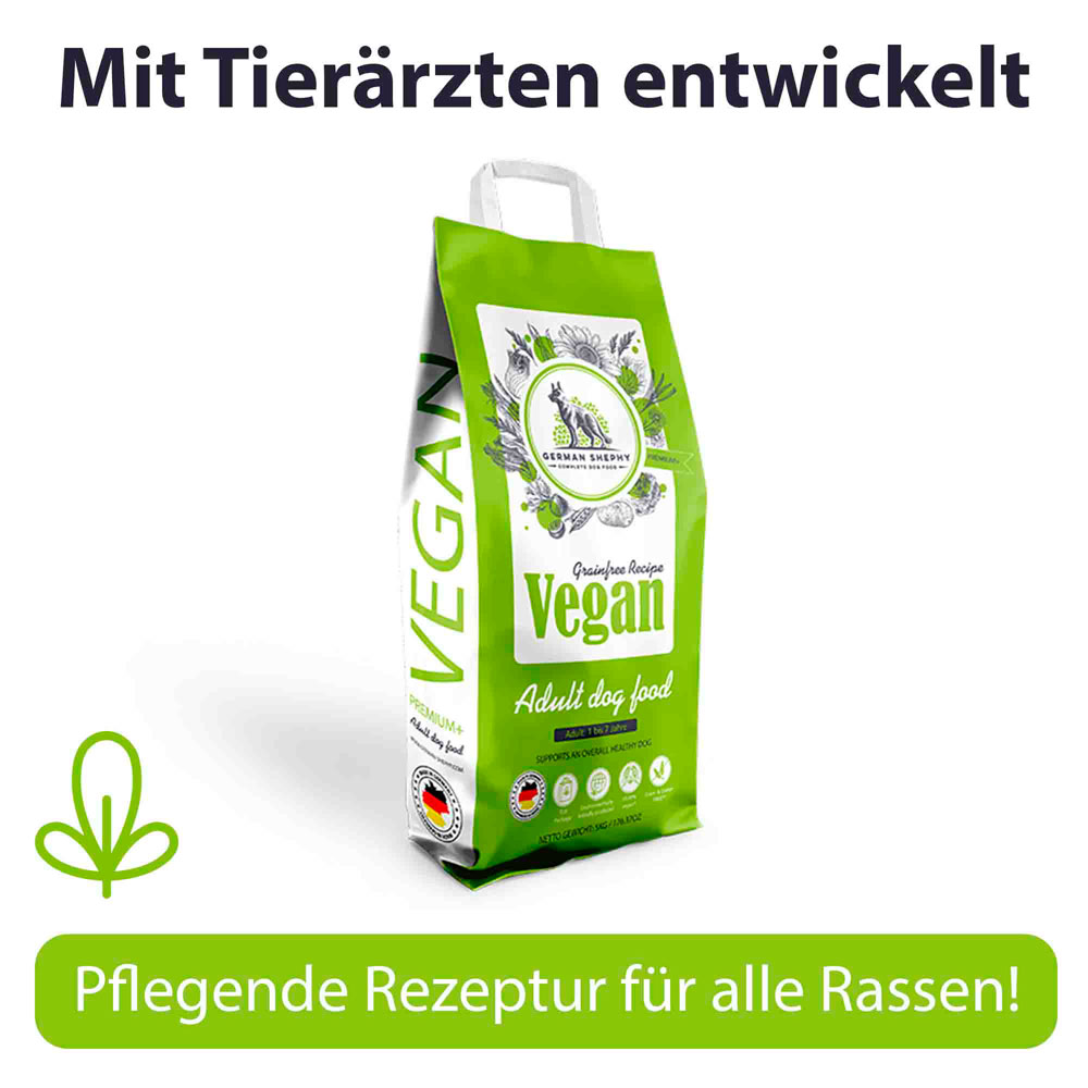 Haltbar bis 07.07.2026   Hundetrockenfutter Vega Adult Grainfree  (Nicht Bio) 5kg German Shephy - Bild 7