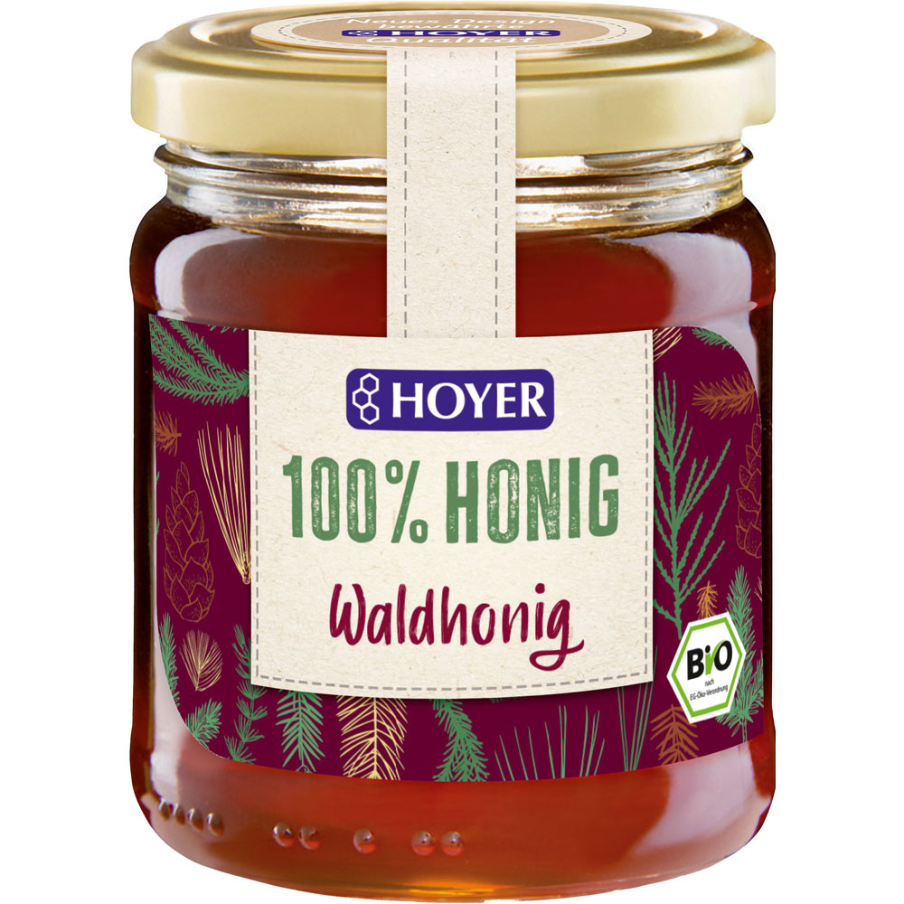 Haltbar bis 10.12.2026  Waldhonig 250g  Hoyer - Bild 1