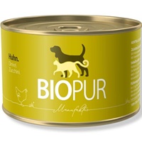Huhn, Dinkel & Zucchini 400 g BioPur Bio Hundefutter - Bild 1