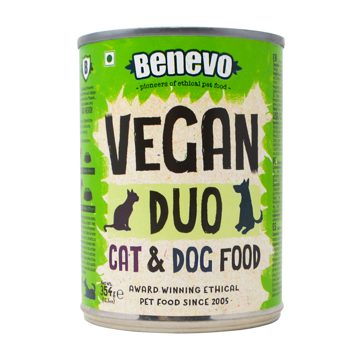 Hunde- und Katzenfutter Duo 354g Veganes Feuchtfutter NICHT BIO Benevo - Bild 1