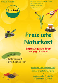 Preisliste Bio Korb - Die Naturkost - Bild 1