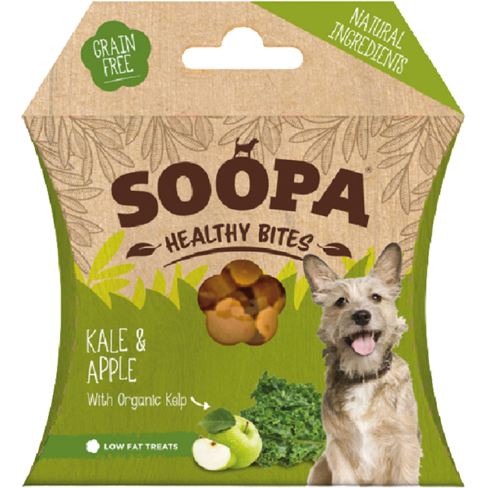 RM 4er-SET vegane Hundedrops Grünkohl und Apfel 50g nicht Bio Soopa - Bild 1