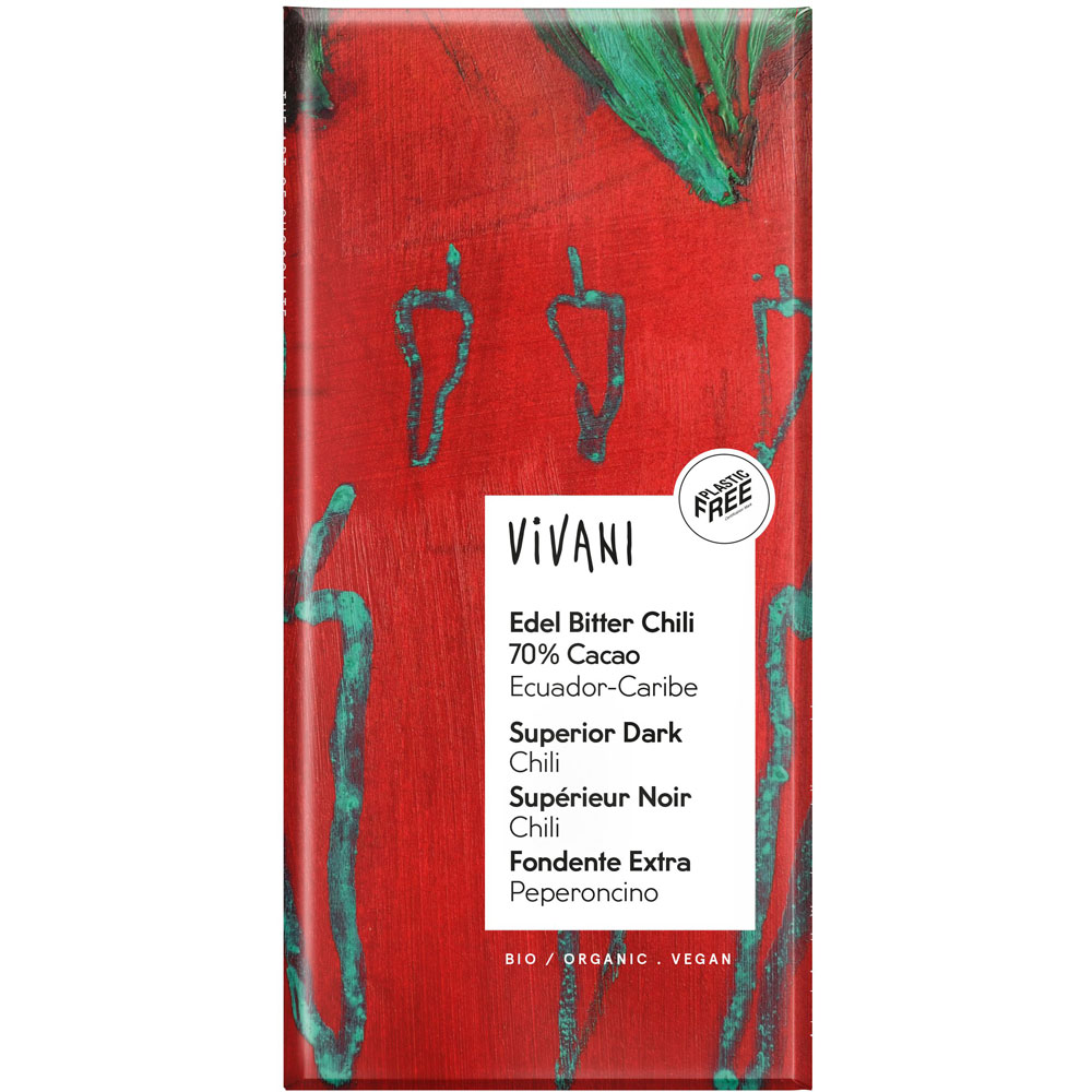 RM Edel Bitter Chili 100g Vivani - Bild 1