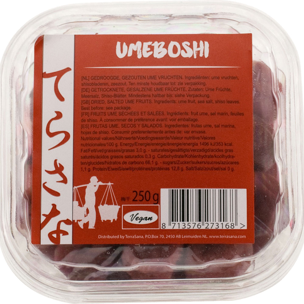 Umeboshi NICHT BIO, 250g Kunststoffbox Muso - Bild 1