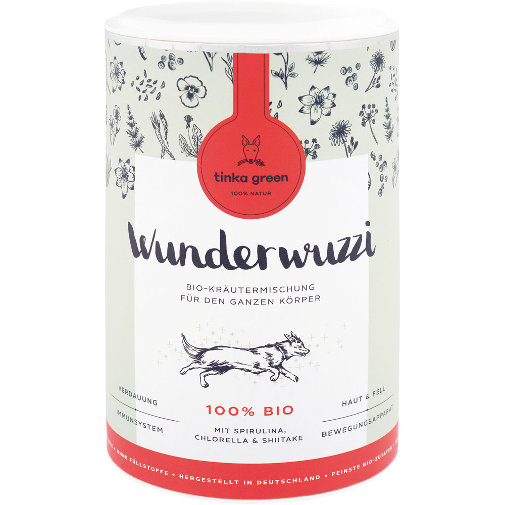 Wunderwuzzi Bio-Kr&auml;utermisch.f. alle K&ouml;rperfunktionen, 150g tinka green - Bild 1
